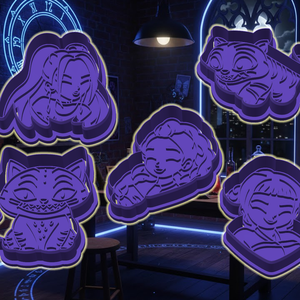 10 db! K-POP DEMON HUNTERS sütikiszúró készlet, Otthon & Életmód, Konyhafelszerelés, tálalás, Sütés, főzés, Sütikiszúró, Újrahasznosított alapanyagból készült termékek, MESKA