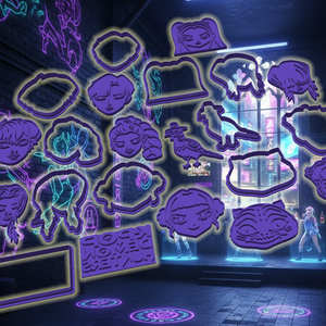 22 db! K-POP DEMON HUNTERS sütikiszúró Mega-Pack! - otthon & életmód - konyhafelszerelés, tálalás - sütés, főzés - sütikiszúró - Meska.hu