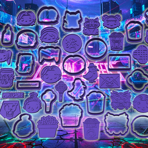 48 db! K-POP DEMON HUNTERS Giga-Mega sütikiszúró csomag, Otthon & Életmód, Konyhafelszerelés, tálalás, Sütés, főzés, Sütikiszúró, Újrahasznosított alapanyagból készült termékek, MESKA