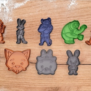 ZOOTROPOLIS - ZOOTOPIA Állati nagy balhé sütikiszúró csomag - Meska.hu