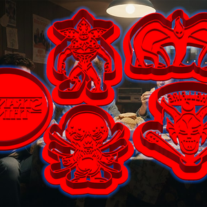 STRANGER THINGS Kult Sütikiszúró Csomag - 10 db - otthon & életmód - konyhafelszerelés, tálalás - sütés, főzés - sütikiszúró - Meska.hu