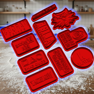 NETFLIX Sütikiszúró NAGY csomag - 19 db - otthon & életmód - konyhafelszerelés, tálalás - sütés, főzés - sütikiszúró - Meska.hu