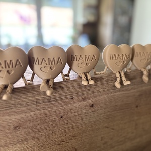 Egyedi mama feliratos szív, Esküvő, Emlék & Ajándék, Szülőköszöntő ajándék, , MESKA