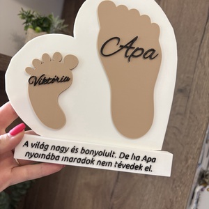 Egyedi feliratos szívecske  - Meska.hu