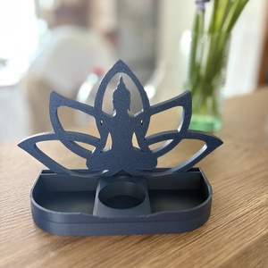 Buddha gyertyatartó  - otthon & életmód - gyertya, illat, aroma - mécses és mécsestartó - Meska.hu