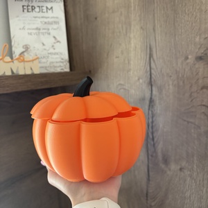 halloween tök tároló - otthon & életmód - dekoráció - asztal és polc dekoráció - dekorációs tál, tartó - Meska.hu
