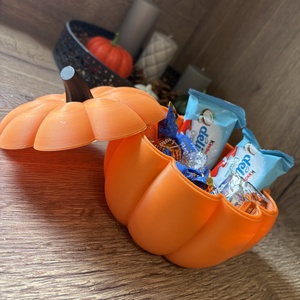 halloween tök tároló - otthon & életmód - dekoráció - asztal és polc dekoráció - dekorációs tál, tartó - Meska.hu