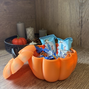 halloween tök tároló - otthon & életmód - dekoráció - asztal és polc dekoráció - dekorációs tál, tartó - Meska.hu