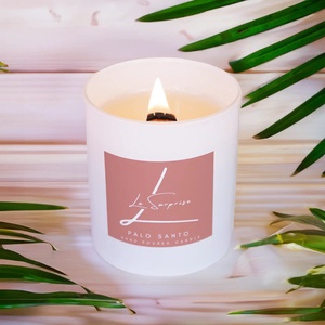 Palo Santo illatgyertya, Otthon & Életmód, Gyertya, illat, aroma, Gyertya, Gyertya-, mécseskészítés, MESKA