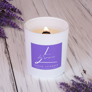 Tuscan Lavender illatgyertya, Otthon & Életmód, Gyertya, illat, aroma, Gyertya, Gyertya-, mécseskészítés, MESKA