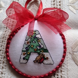 ABC-s karácsonyi dísz - otthon & életmód - dekoráció - Meska.hu