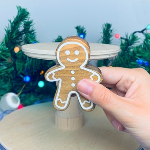 Karácsonyi Dekoráció, Mézeskalács figura - karácsony - adventi díszek - adventi asztaldísz - Meska.hu