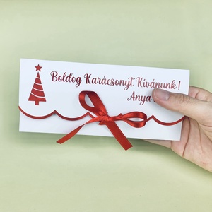 Karácsonyi Pénzátadó Boríték - karácsony - karácsonyi ajándékozás - karácsonyi képeslap, üdvözlőlap, ajándékkísérő - Meska.hu