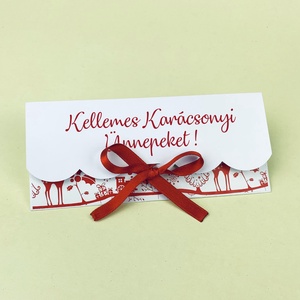 Karácsonyi Pénzátadó Boríték - karácsony - karácsonyi ajándékozás - karácsonyi képeslap, üdvözlőlap, ajándékkísérő - Meska.hu