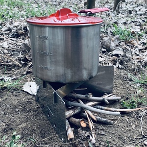 Kemping tűzhely 2in1, hobo kályha vagy alkoholos főző - Meska.hu