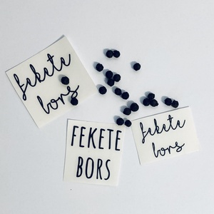 Fűszertartó felirat - otthon & életmód - papír, írószer - matrica, matrica csomag - Meska.hu