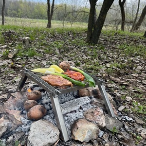 Összecsukható grill rács - otthon & lakás - ház & kert - bográcsozás, grillezés - Meska.hu