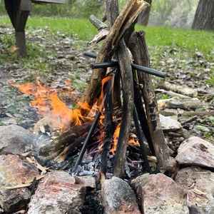 Máglya rakó vas, Otthon & Lakás, Ház & Kert, Bográcsozás, grillezés, Fémmegmunkálás, MESKA