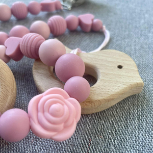 Madárkás rágcsalánc + karika, Játék & Sport, 3 éves kor alattiaknak, Rágcsalánc, Gyöngyfűzés, gyöngyhímzés, MESKA