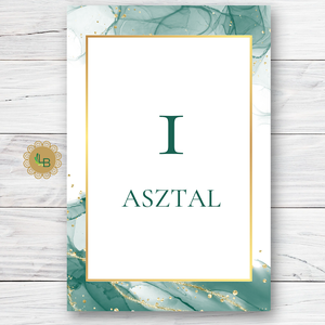 Esküvői asztalszám - esküvő - meghívó & kártya - meghívó - Meska.hu