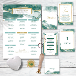 Esküvői asztalszám - esküvő - meghívó & kártya - meghívó - Meska.hu