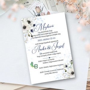 Gyönyörű esküvői meghívó, téli világ - esküvő - meghívó & kártya - meghívó - Meska.hu