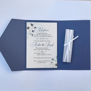 Gyönyörű esküvői meghívó, téli világ - esküvő - meghívó & kártya - meghívó - Meska.hu