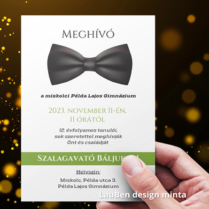 Szalagavató,szalagtűző meghívók - otthon & életmód - papír, írószer - Meska.hu