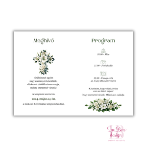 Elsőáldozási meghívó, keresztelési meghívó 3 - otthon & életmód - papír, írószer - ajándékozás kellékei - meghívó - Meska.hu