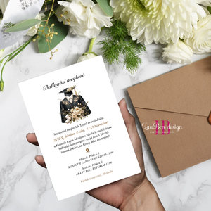 Általános iskolai ballagási meghívó, 2 féle - otthon & életmód - papír, írószer - ajándékozás kellékei - meghívó - Meska.hu