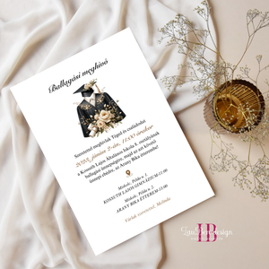 Általános iskolai ballagási meghívó, 2 féle - otthon & életmód - papír, írószer - ajándékozás kellékei - meghívó - Meska.hu