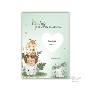 Keresztszülő felkérő kártyák, kaparós felülettel - otthon & életmód - papír, írószer - ajándékozás kellékei - meghívó - Meska.hu