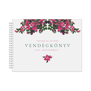 Esküvői vendégfüzet, murvafürtös 3, Esküvő, Emlék & Ajándék, Vendégkönyv, Fotó, grafika, rajz, illusztráció, MESKA