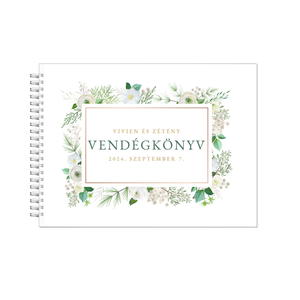Esküvői vendégfüzet, greenary7, Esküvő, Emlék & Ajándék, Vendégkönyv, Fotó, grafika, rajz, illusztráció, MESKA