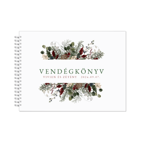 Esküvői vendégfüzet, téli 14, Esküvő, Emlék & Ajándék, Vendégkönyv, Fotó, grafika, rajz, illusztráció, MESKA