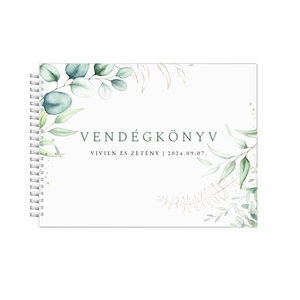 Esküvői vendégfüzet, greenary23, Esküvő, Emlék & Ajándék, Vendégkönyv, Fotó, grafika, rajz, illusztráció, MESKA