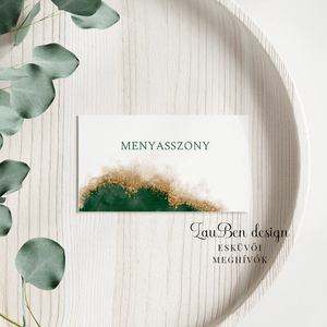 Esküvői ültetőkártya - esküvő - meghívó & kártya - ültetési rend - Meska.hu