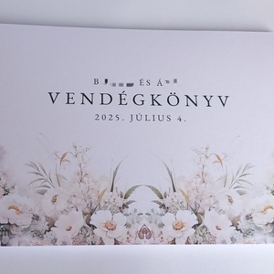 Esküvői vendégkönyv-pasztell - esküvő - emlék & ajándék - vendégkönyv - Meska.hu