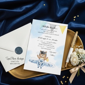 Ballagási meghívó, ovis, bölcsis személyre szabható, Otthon & Életmód, Papír, írószer, Ajándékozás kellékei, Meghívó, Fotó, grafika, rajz, illusztráció, MESKA