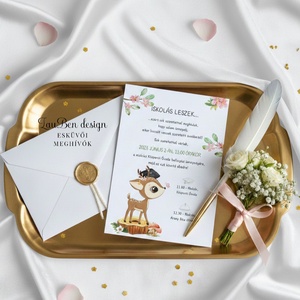 BALLAGÁSI MEGHÍVÓ OVIS, BÖLCSIS GYERMEKEKNEK, Otthon & Életmód, Papír, írószer, Ajándékozás kellékei, Meghívó, Fotó, grafika, rajz, illusztráció, MESKA