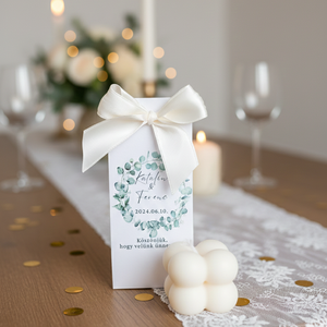 Esküvői köszönetajándék gyertya, Esküvő, Emlék & Ajándék, Köszönőajándék, Gyertya-, mécseskészítés, MESKA