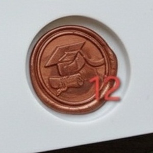 Iskolai ballagási meghívó könyvekkel, zöldes színekkel - otthon & életmód - papír, írószer - ajándékozás kellékei - meghívó - Meska.hu