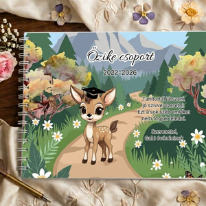 Őzikés emlékkönyv, óvodai ballagási ajándék, Játék & Sport, Ovis felszerelés, Egyéb ovis kiegészítő, Fotó, grafika, rajz, illusztráció, MESKA