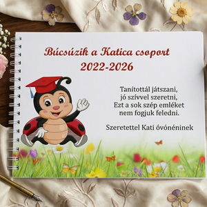 Katicás emlékkönyv, óvodai ballagási ajándék, Játék & Sport, Ovis felszerelés, Egyéb ovis kiegészítő, Fotó, grafika, rajz, illusztráció, MESKA