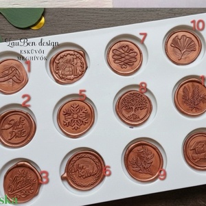 Smaragdzöld-Arany Elegáns Esküvői Meghívó - esküvő - meghívó & kártya - meghívó - Meska.hu