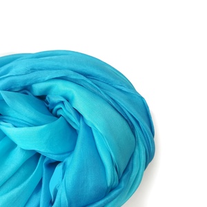 türkiz selyemsál STÓLA méretben - ruha & divat - sál, sapka, kendő - sál - Meska.hu