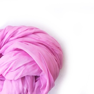 világos pink selyemsál stóla méretben, Ruha & Divat, Sál, Sapka, Kendő, Sál, Festett tárgyak, MESKA