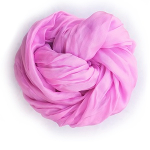 világos pink selyemsál stóla méretben - ruha & divat - sál, sapka, kendő - sál - Meska.hu