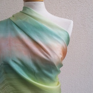 pasztell szimfónia selyemkendő 90x90cm - ruha & divat - sál, sapka, kendő - kendő - Meska.hu