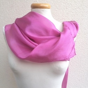 orchidea selyemkendő 90x90 - Meska.hu